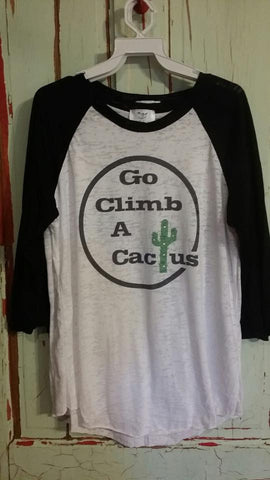 Go Climb a Cactus tee