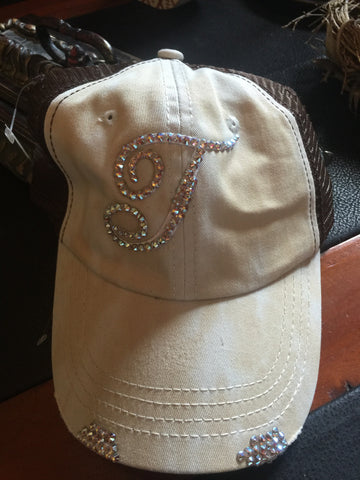 Tea Stained "T" initial cap