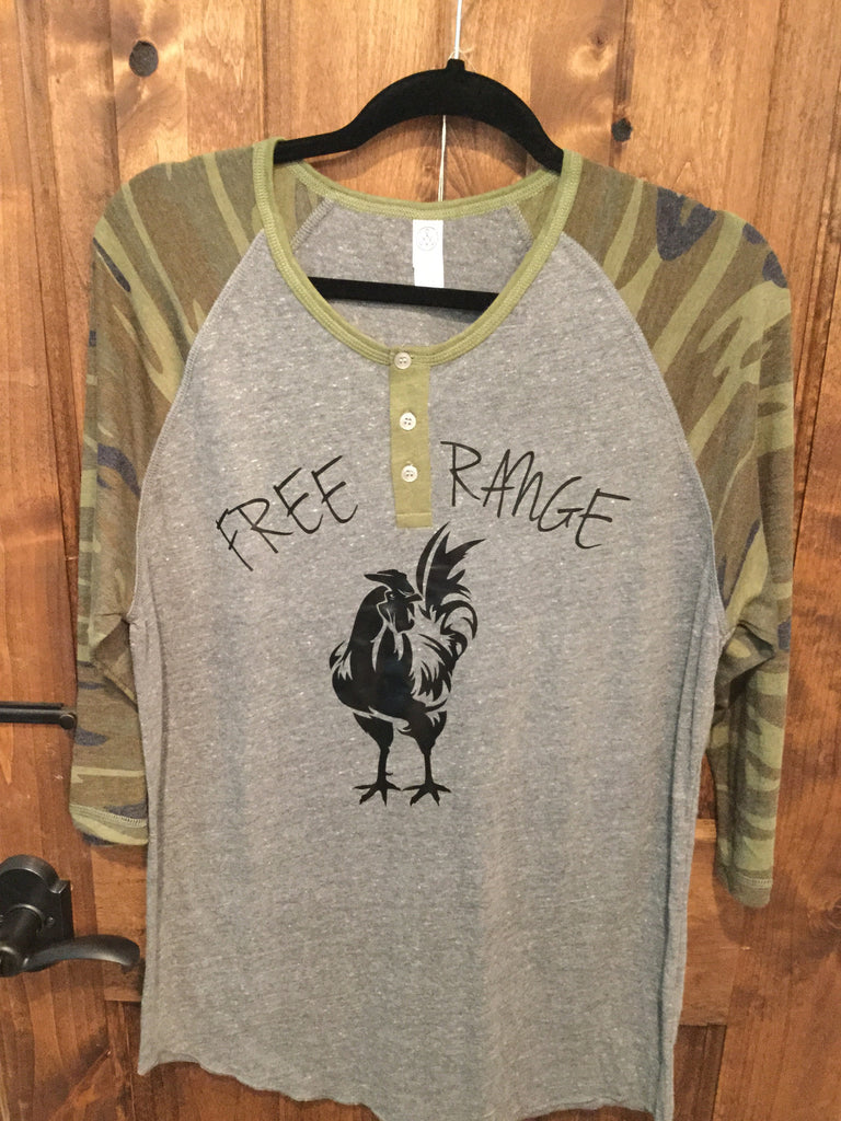 Free Range Chicken Camo Tee